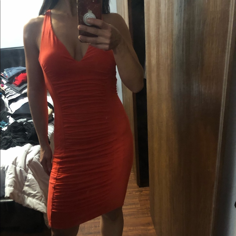 Orange express dress